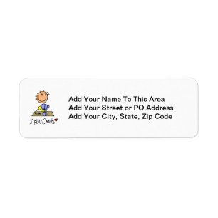 I Play Cards Return Address Label