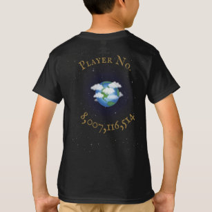 "I Play For Team Earth" World Population T-Shirt