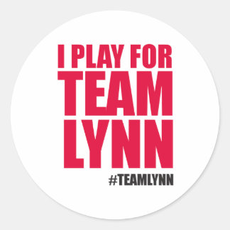 I Play for Team Lynn Sticker