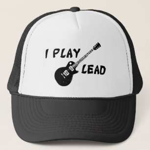 I Play Lead Guitar Trucker Hat