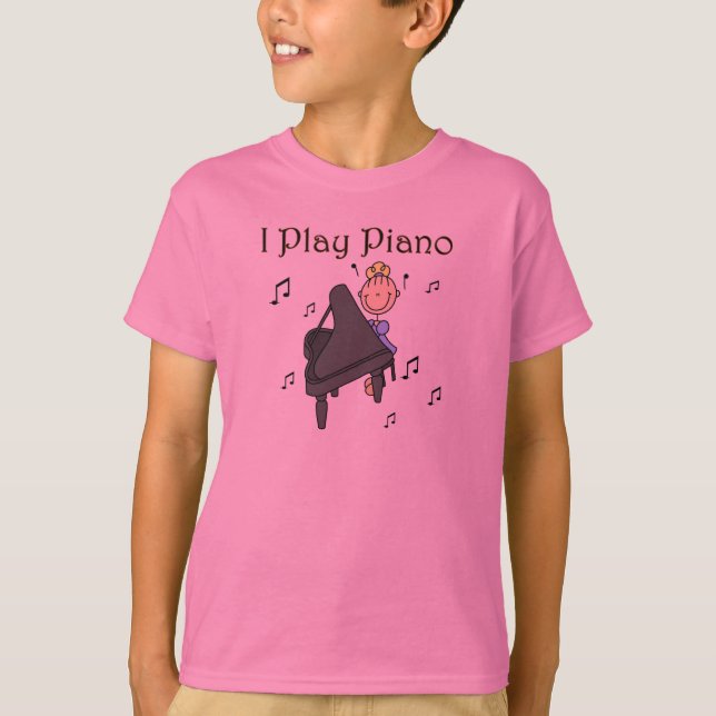 I Play Piano Shirt (Front)