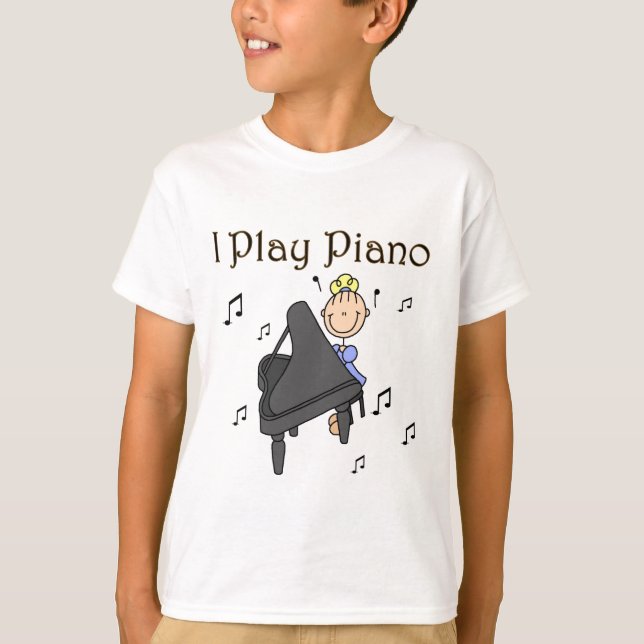 I Play Piano T-shirts and Gifts (Front)