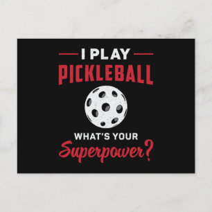 I Play Pickleball What's Your Superpower Dink Gift Postcard