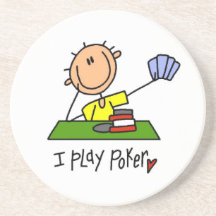I Play Poker Coaster