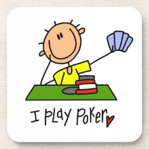 I Play Poker Coaster
