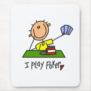 I Play Poker Mouse Pad