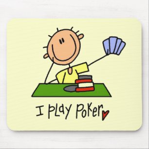 I Play Poker Tshirts and Gifts Mouse Pad