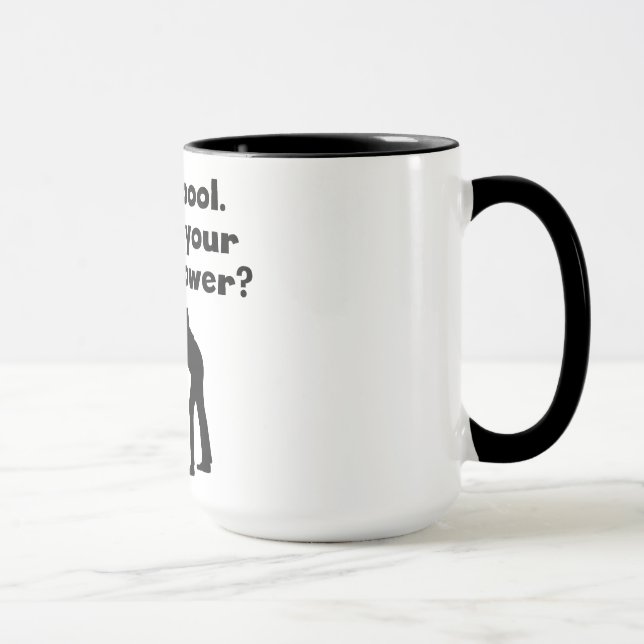 I Play Pool Super Power Mug (Right)