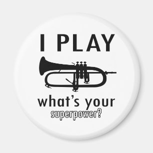 I play the trumpet magnet