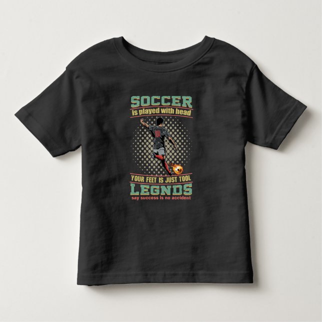I Played Football With My Head Toddler T-shirt (Front)