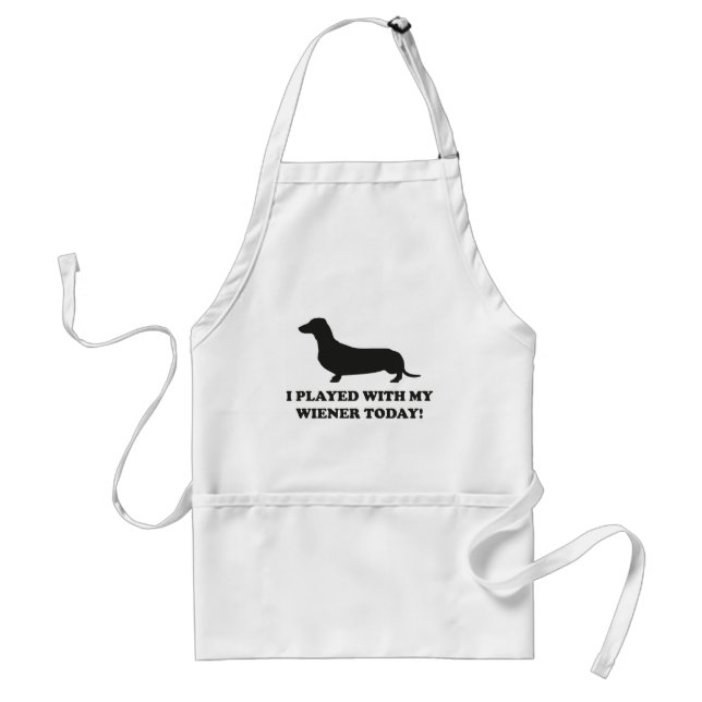 I Played With My Wiener Today Standard Apron (Front)