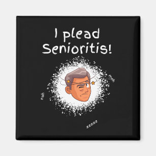 I Plead Senioristis. Old Senior Man Woman Aging He Magnet