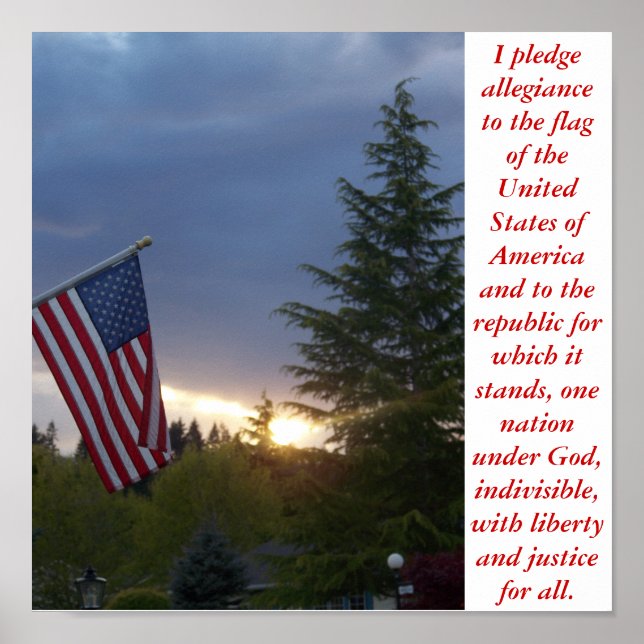 I pledge allegiance poster (Front)