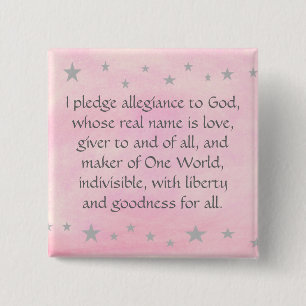 I pledge allegiance to God, Silver Stars Buttons