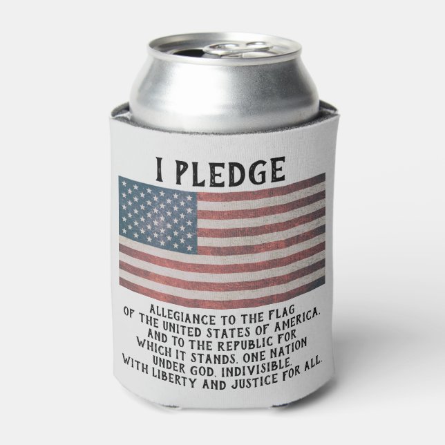I Pledge Can Cooler (Can Front)