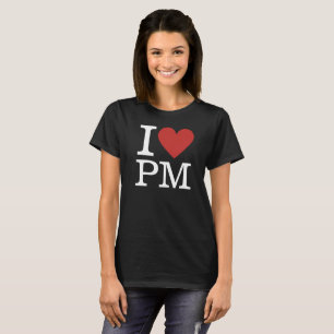 I ❤️ PM Project Management for Employees Women's T-Shirt