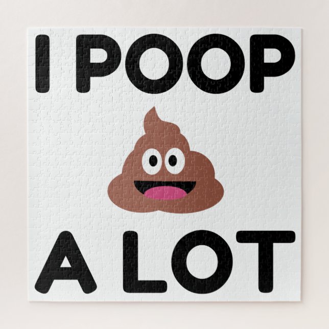 I Poop A Lot Jigsaw Puzzle (Vertical)
