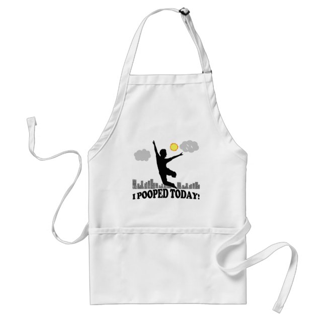 I Pooped Today Standard Apron (Front)