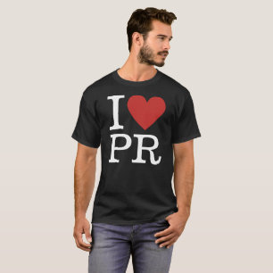 I ❤️ PR for PR Employees CUSTOM Men's T-Shirt