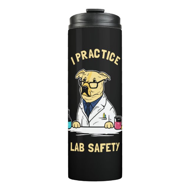 I Practice Lab Safety Thermal Tumbler (Front)