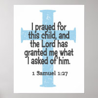 I Prayed For This Child Blue Cross