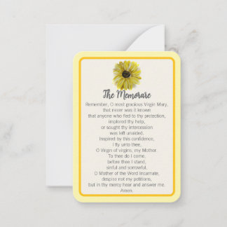 “I Prayed for You Today” Memorare Notecard