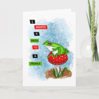 I Prefer a Frog to a Prince | Frog Artwork