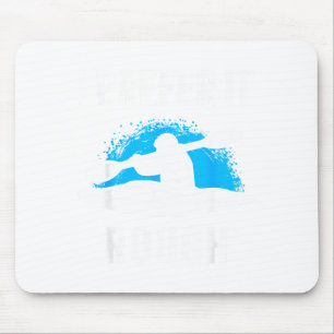 I Prefer It Rough Funny White Water Kayak Mouse Pad