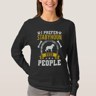 I Prefer Stabyhoun Over People Dog T-Shirt
