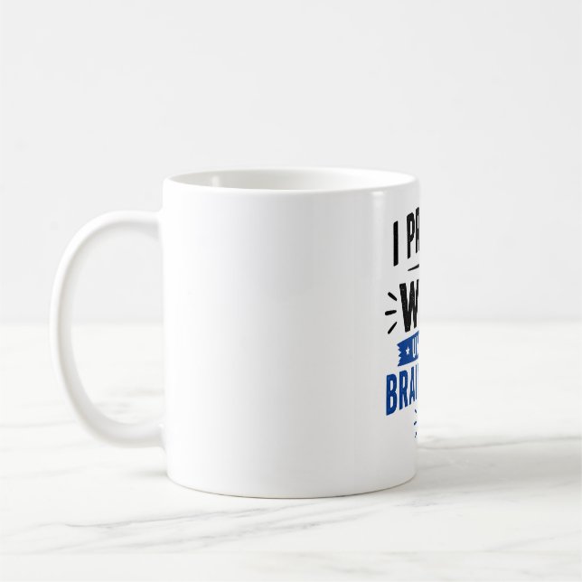 I Pretend To Work Mug | Funny Office Humour Mug (Left)