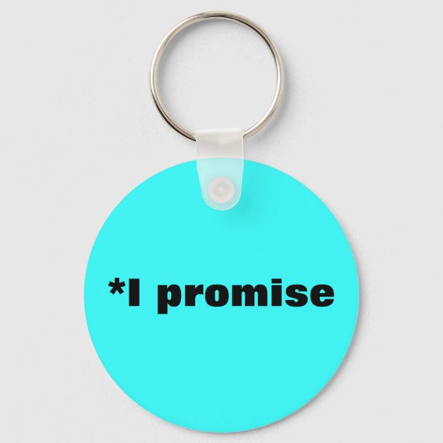 *I promise Key Ring (Front)