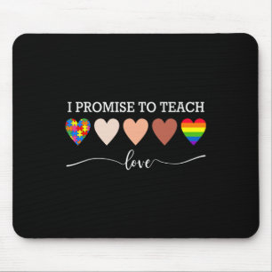 I Promise To Teach Love Autism Awareness African L Mouse Pad