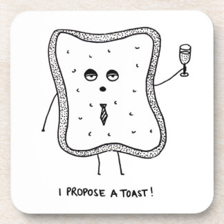 I Propose a Toast Coaster