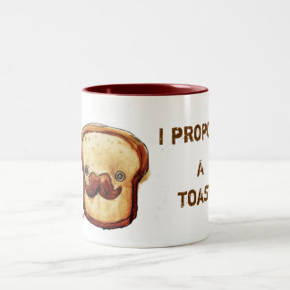 I propose a toast Two-Tone coffee mug