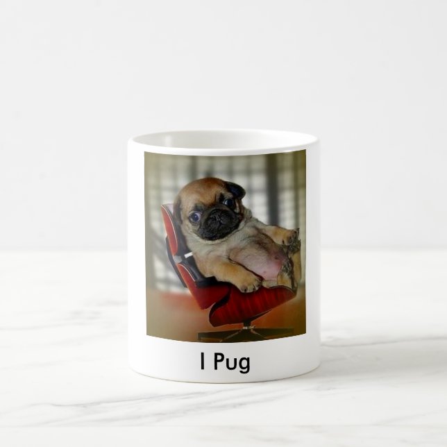 I Pug Coffee Mug (Center)
