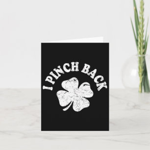 I Punch Ck Funny St Patrick's Day I Pinch Ck 1  Card