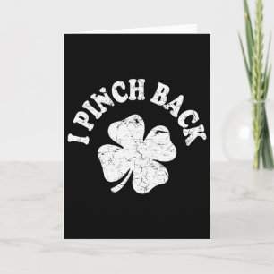 I Punch Ck Funny St Patrick's Day I Pinch Ck 1 Card