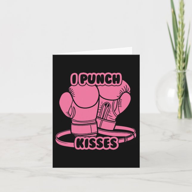 I Punch Kisses3  Card (Front)