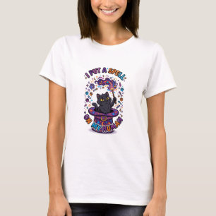I Put A Spell On My Human Cat Witch Halloween T-Shirt