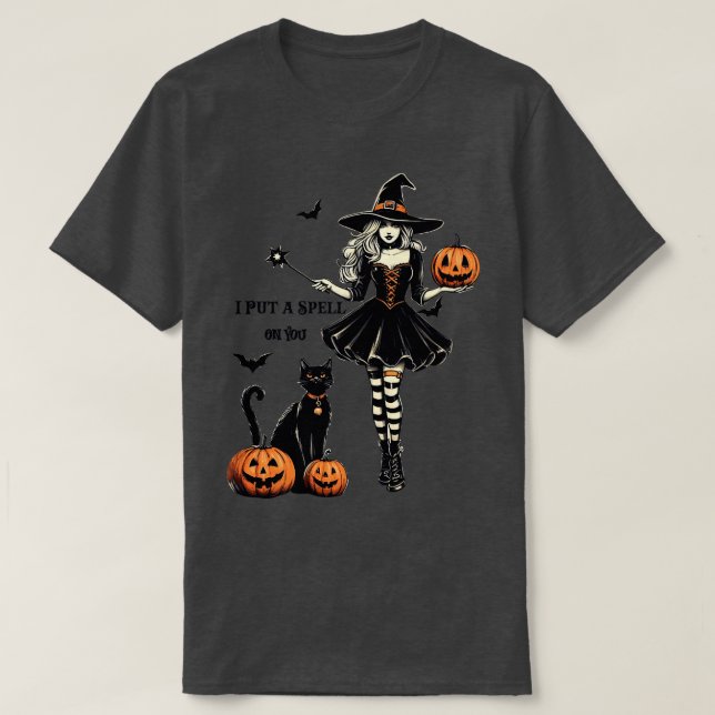 I Put A Spell On You 5 T-Shirt (Design Front)