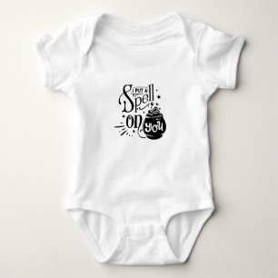I put a spell on you. baby bodysuit