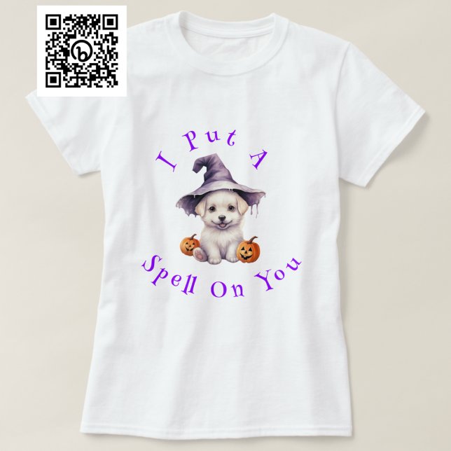 I Put A Spell On You Bichon Frise Witch T-Shirt (Creator Uploaded)