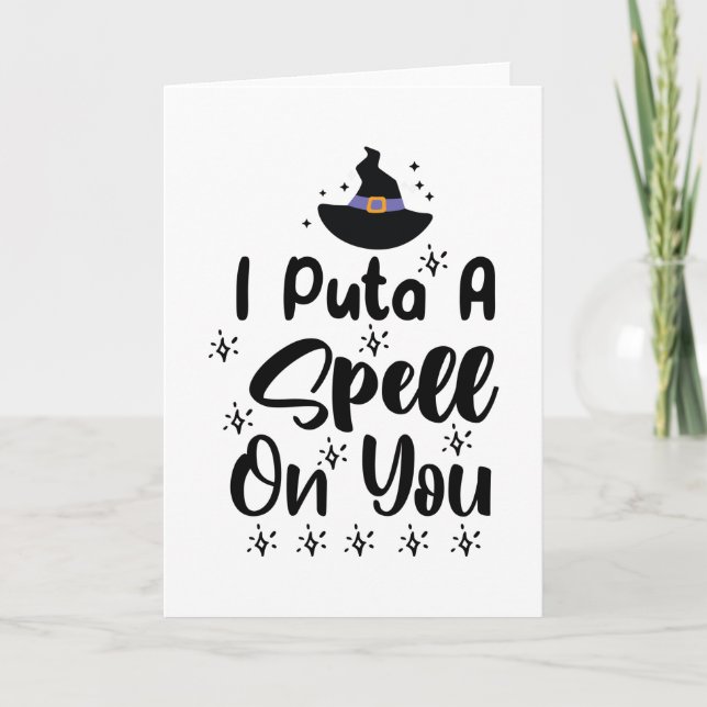 I Put a Spell on You Card (Front)