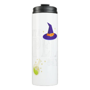 I Put A Spell On You Cool Witch Halloween Tee Pres Thermal Tumbler