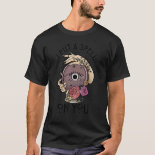 I Put A Spell On You Dark Magic Eyes Of Witch Halo T-Shirt