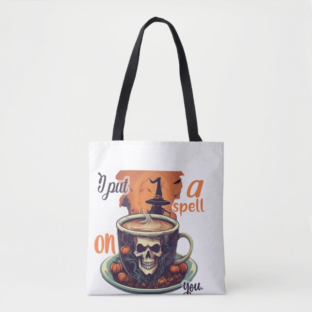 I Put a Spell On You Halloween Tote Bag (Front)