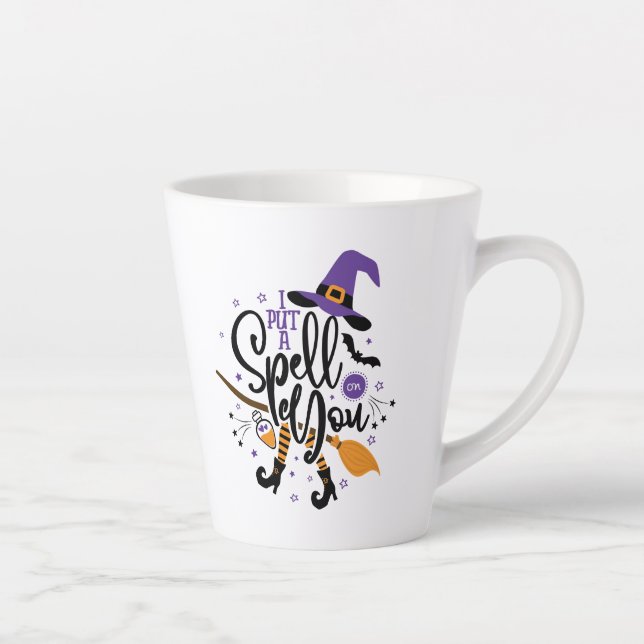 I Put A Spell On You Latte Mug (Right)