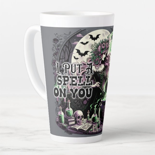 I Put A Spell On You Latte Mug (Left Angle)