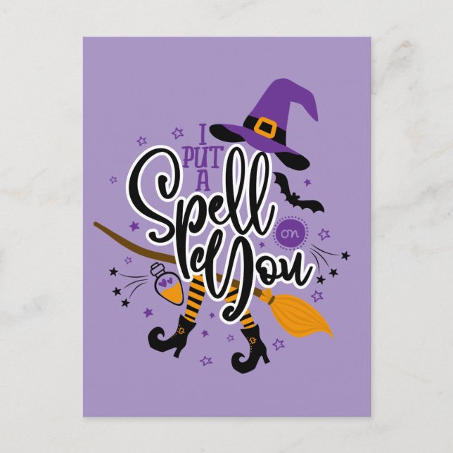 I Put A Spell On You Postcard (Front)