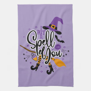I Put A Spell On You Tea Towel